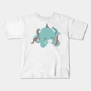 Release the Kraken! But first coffee Kids T-Shirt